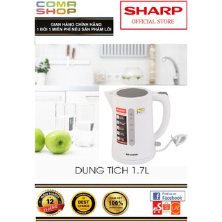 Bình đun siêu tốc sharp ekj-17vps-wh bảo hành chính hãng 12 tháng