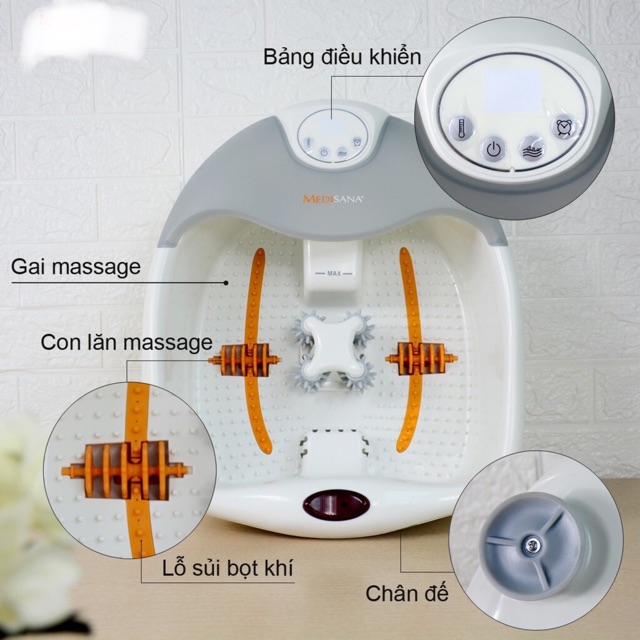 Bồn Massage Ngâm Chân Medisana FS 885