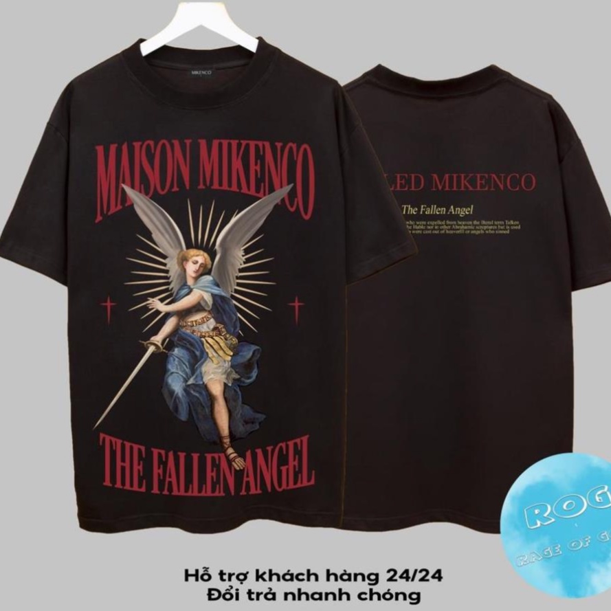 [Premium] Áo thun form rông oversize MIKENCO Angel  chất liệu cotton - Streetwears SG