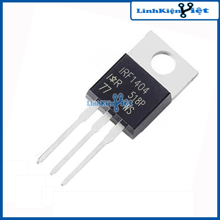 Sản phẩm MOSFET IRF1404 TO-220 202A 40V N-CH