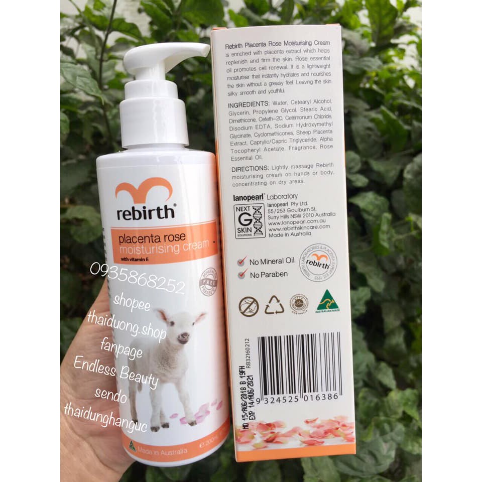 Kem dưỡng thể Rebirth 250ml