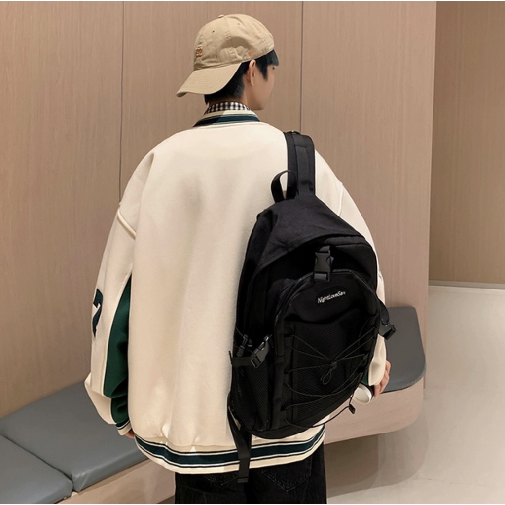 Áo khoác bomber unisex, Áo bomber bóng chày Royalty form rộng chất kaki dày dặn
