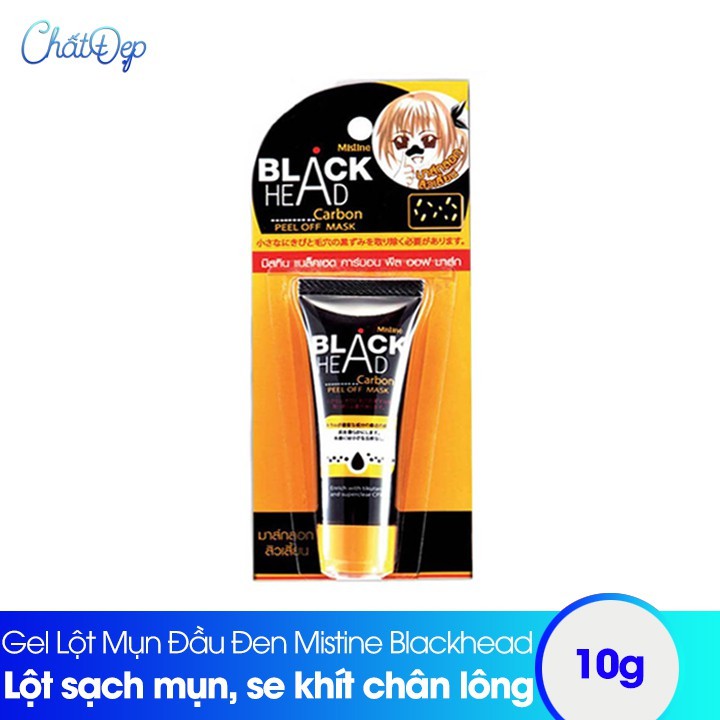 Gel lột mụn đầu đen Mistine Blackhead Thái Lan 10g