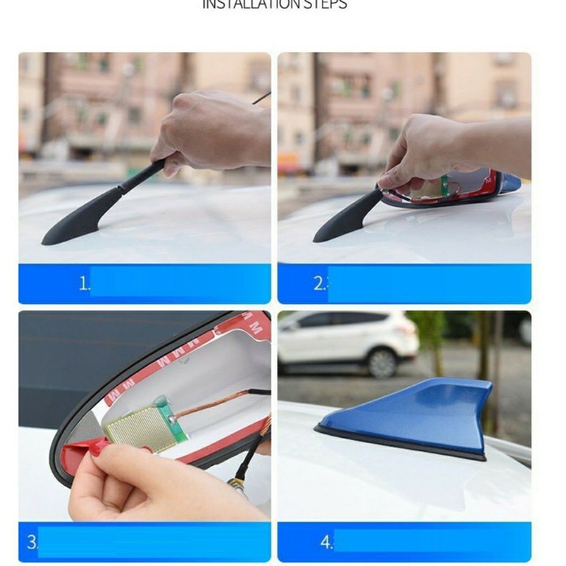 Ăng Ten Vây Cá Mập Xe Hơi Thu Bắt Sóng Cực Khỏe