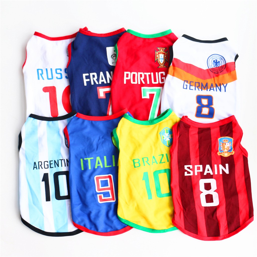 ÁO CHÓ MÈO - Áo bóng đá cho thú cưng