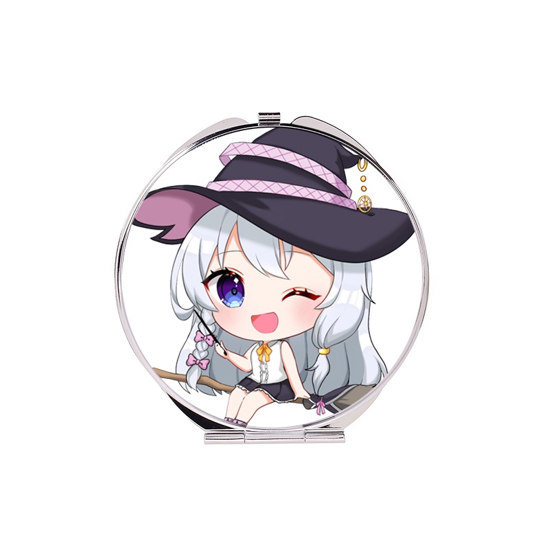( tròn ) Gương HÀNH TRÌNH CỦA ELENA bỏ túi cầm tay 2 mặt dễ thương tiện lợi quà tặng độc đáo