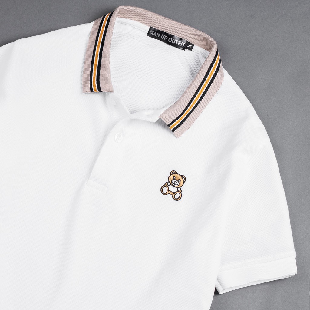 Áo Phông  Nam Nữ 🥇️🥇 HÀNG VNXK 🥇️🥇 Polo Gấu Nâu Viền Cổ Chất Liệu Thun Cá Sấu Thấm Hút Mồ Hôi Tốt | BigBuy360 - bigbuy360.vn