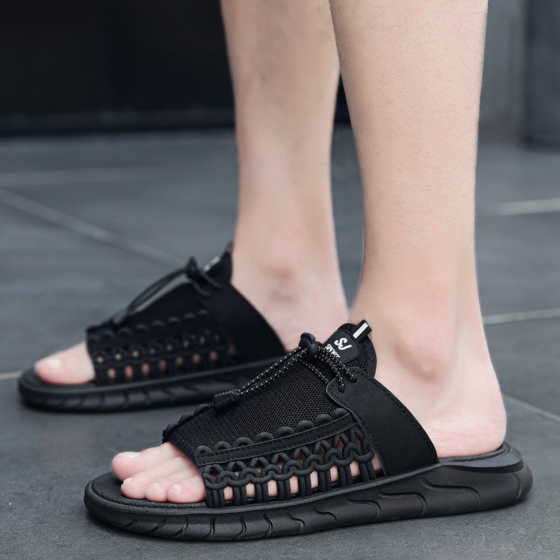 Dép đi trong nhà đế mềm chống trượt thời trang hè phù hợp cho nam size 39-45