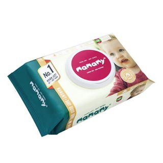 Khăn ướt Mamamy - giấy ướt Mamamy 80 tờ có nắp (mẫu mới)