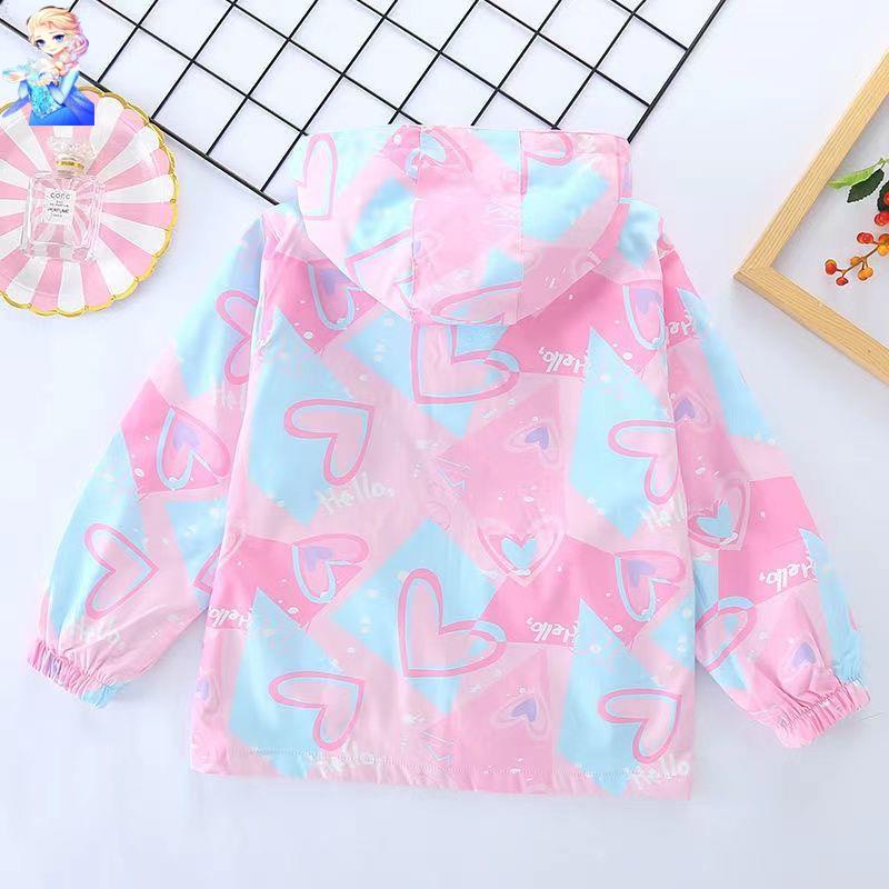 Áo Khoác Mỏng Thời Trang Xuân Thu Phong Cách Phương Tây Cho Bé Gái 2021