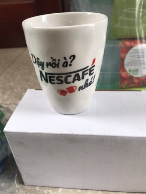 Bộ 2 ly sứ nescafe 200ml