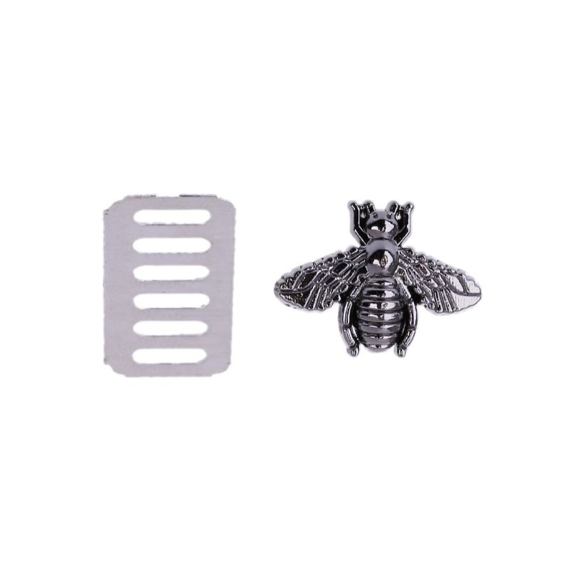 Phụ Kiện Trang Trí Túi Xách / Đeo Vai Hình Chú Ong Bằng Kim Loại Độc Đáo DIY