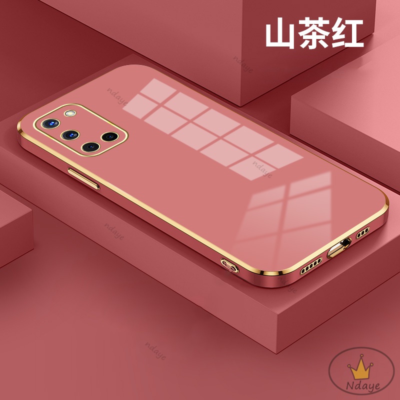 Ốp Lưng OPPO A92 A52 F9 A7 A5S A12 A3S A5 A12E A31 A5 2020 A9 2020 A53 A33 A91 Reno 3 Ốp Điện Thoại Tpu Màu Trơn Bảo Vệ Camera Cho NDYZB
