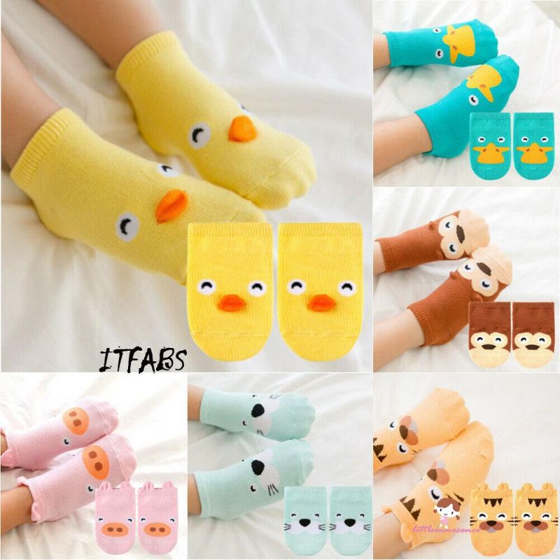 Tất Len Hình Thú Chống Trượt Cho Bé Sơ Sinh Đến 3 Tuổi