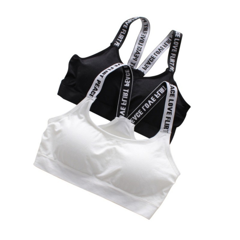 Áo bra tập, áo tập gym, yoga, thể thao cotton dây chữ cá tính có đệm ngực 8823 5403