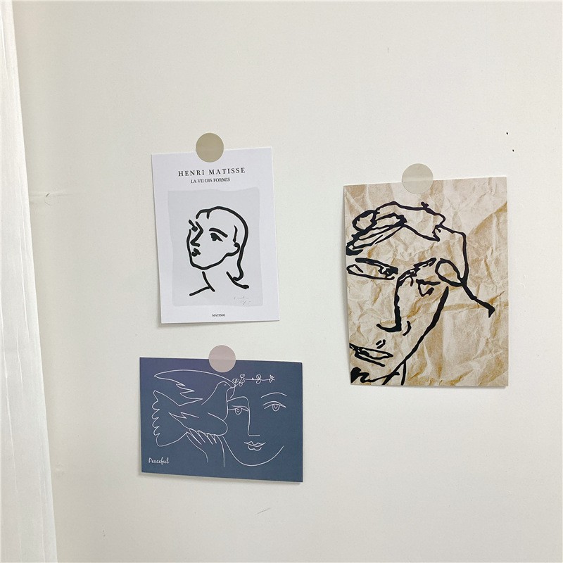 Bộ 3 Tấm Thẻ Treo Tường Hình Tranh Sơn Dầu Độc Đáo | BigBuy360 - bigbuy360.vn