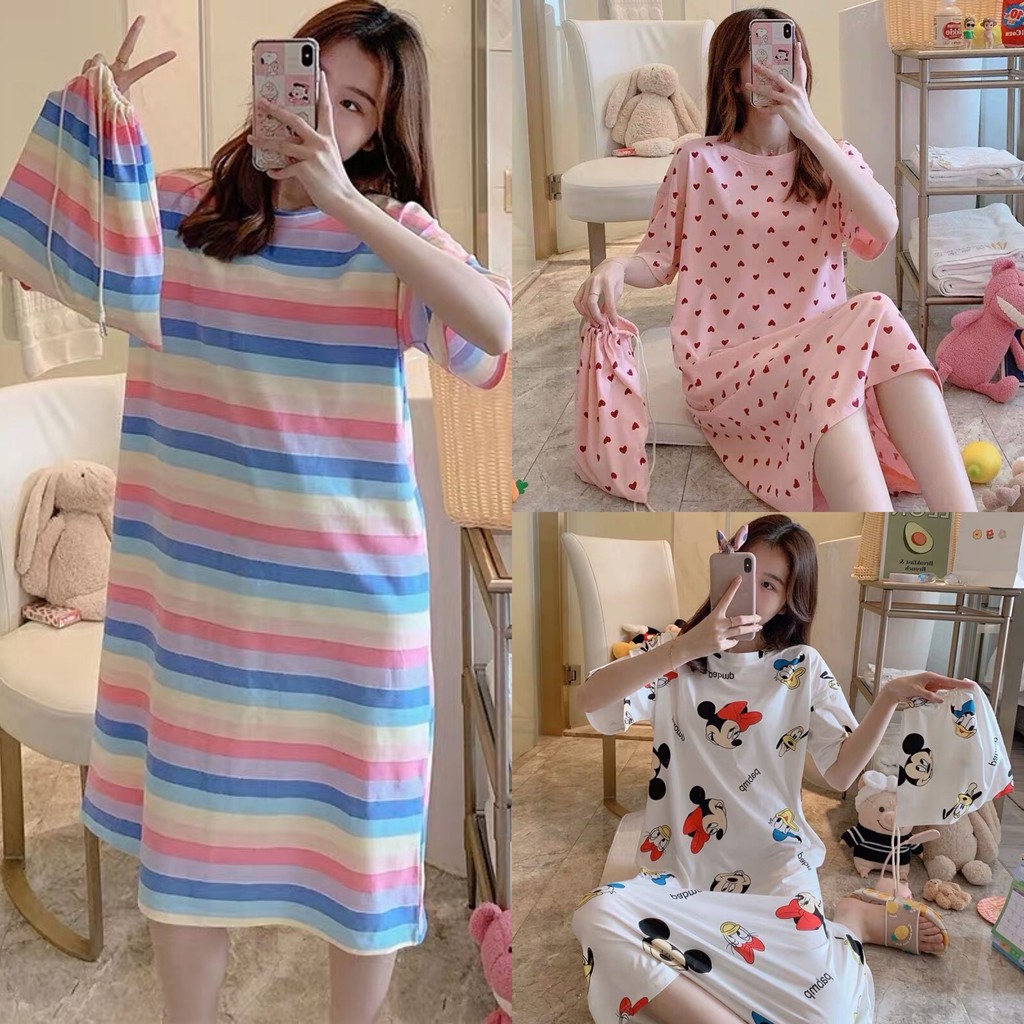 Đầm Ngủ Dáng Rộng Thoải Mái Dễ Thương | BigBuy360 - bigbuy360.vn