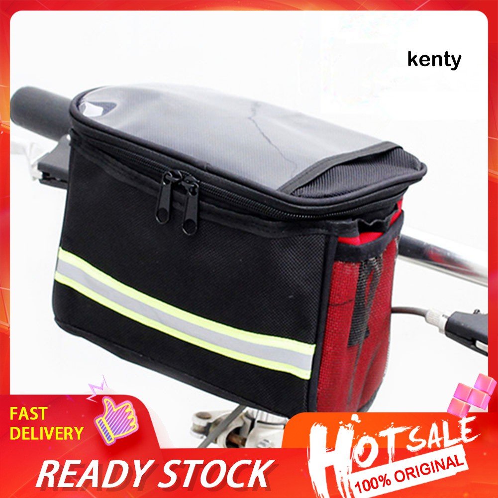 ☆Kt☆Túi Đựng Đồ Cỡ Lớn Chống Thấm Nước Gắn Ghi Đông Xe Đạp