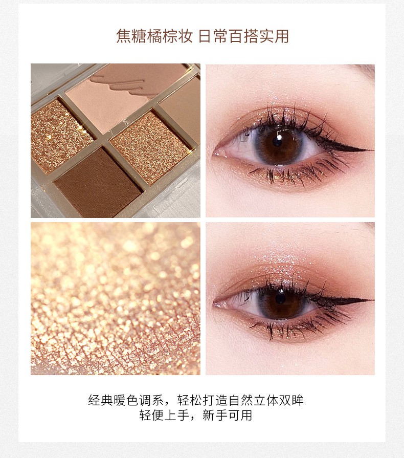 (Hàng Mới Về) Bảng Phấn Mắt MAFFICK 6 Màu Mini Tiện Dụng Chất Lượng Cao phấn mắt tutu phấn mắt hold mĩ phẩm nội địa trung | BigBuy360 - bigbuy360.vn