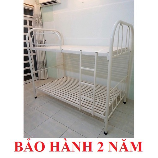 giường tầng ống tròn trên dưới 1m2, bảo hành 2 năm tại nhà