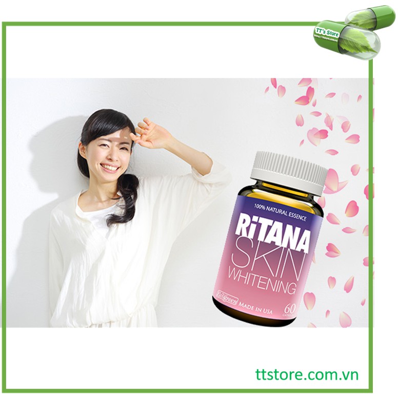 Viên uống trắng da RiTANA (Hộp 60 viên) [Viên uống chống nắng, Rinata, ranita, rinana]