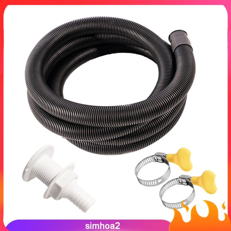 Flexible Bilge Pump Hose Installation Kit for 3/4 Inch Outlets 6.6 FT