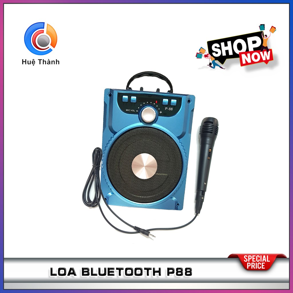 Loa Bluetooth P88, đảm bảo tin dùng, chất lượng, hàng uy tín, giá rẻ cạnh tranh, hỗ trợ lâu dài