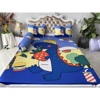 Bộ drap gối drap thun ý 5d cao cấp