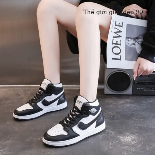 Giày nữ thể thao -  giày sneaker Jordan cao cổ có 3 màu xám, đen, hồng siêu xinh  mẫu hot trend mới nhất 2021 | BigBuy360 - bigbuy360.vn