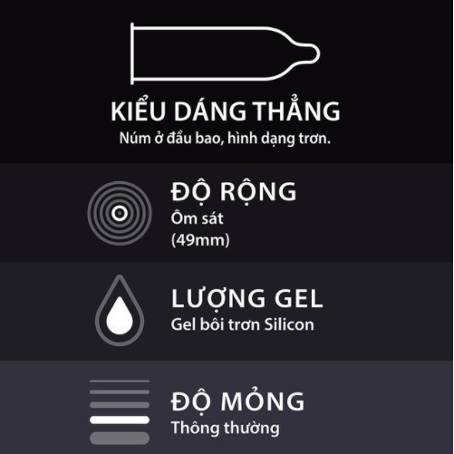 Bao Cao Su Durex Kingtex - Hộp 3 bao