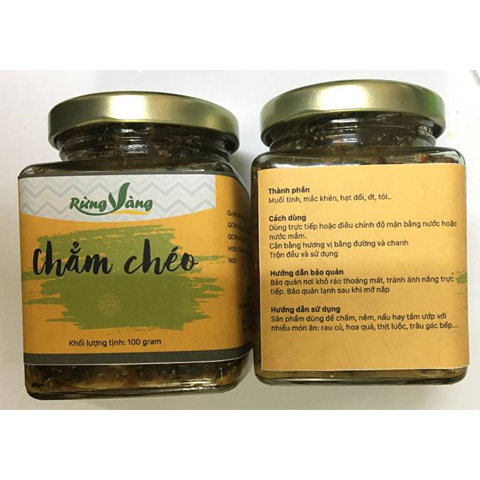 Combo 2 Lọ Chẳm Chéo Ướt Chuẩn Vị Tây Bắc 410g/lọ