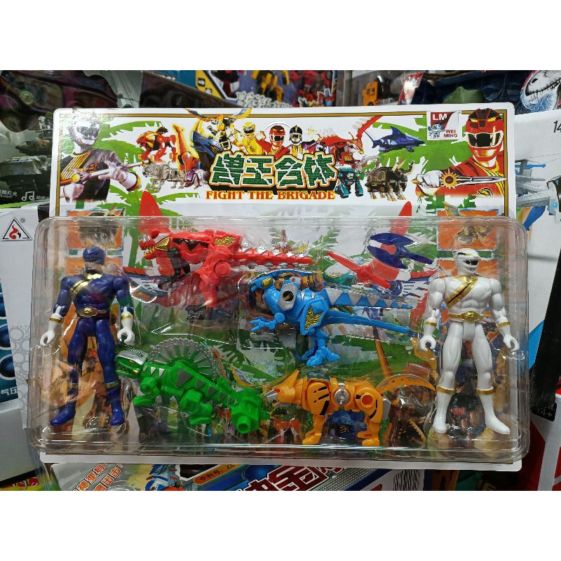 28168 - Bộ đồ chơi mô hình siêu nhân Gao và khủng long