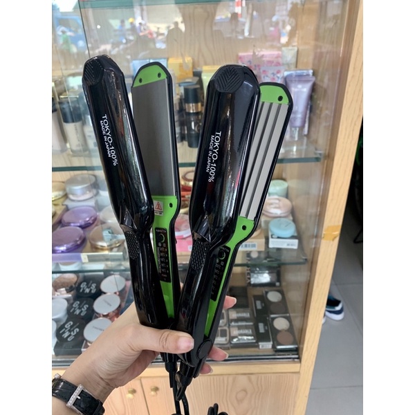 Máy duỗi tóc, dập xù Tokyo bản to mượt bóng không rít tóc dùng cho salon