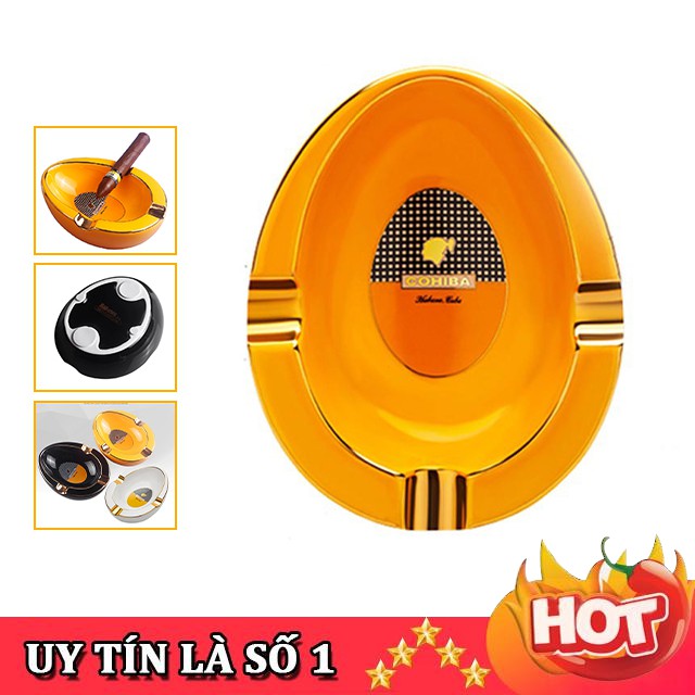 [RẺ NHẤT SHOPEE] Gạt Tàn Cá Nhân Cohbia AS410, Chất Liệu Sứ Cao Cấp, Kiểu Dáng Độc Lạ