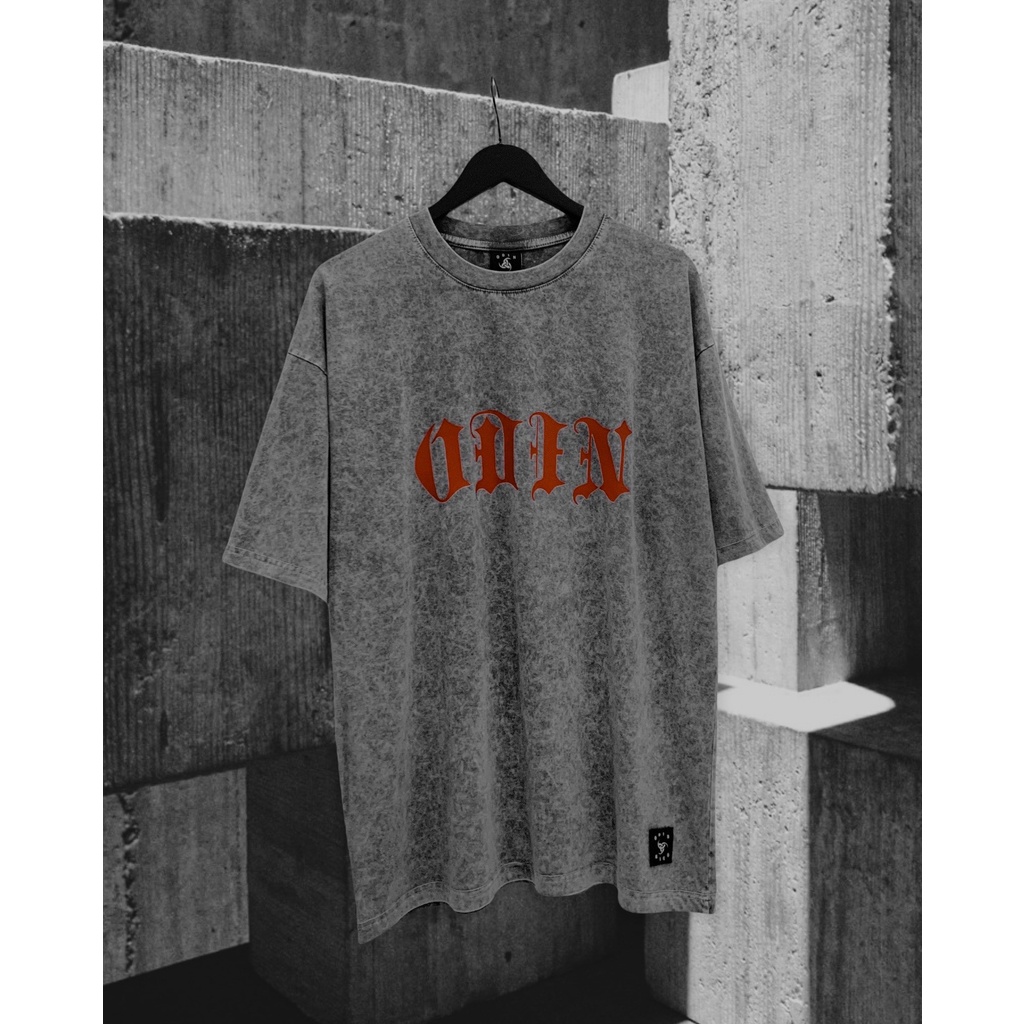 Áo Thun OD Oversize Gray Acid, Áo Phông Tay Lỡ Form Rộng ODIN CLOTHING | BigBuy360 - bigbuy360.vn