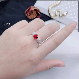 Nhẫn bạc Ý đính đá MS80