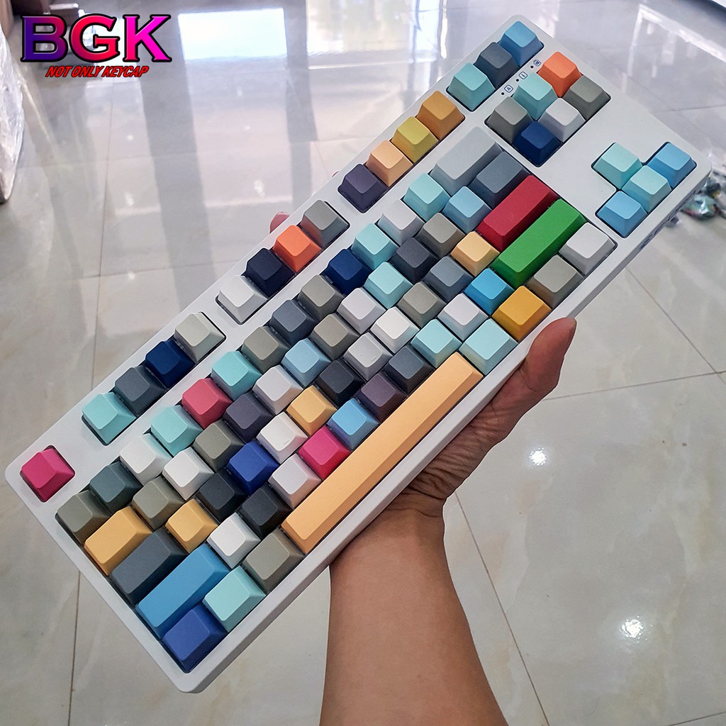 Bộ Combo Set keycap Cherry Blank PBT dày từ 60-68-87-98-104-108