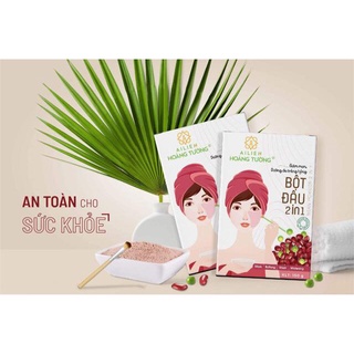 Bột rửa mặt, tắm trắng giảm mụn, dưỡng da trắng hồng bột đậu 2 in 1 ái liên hoàng tường