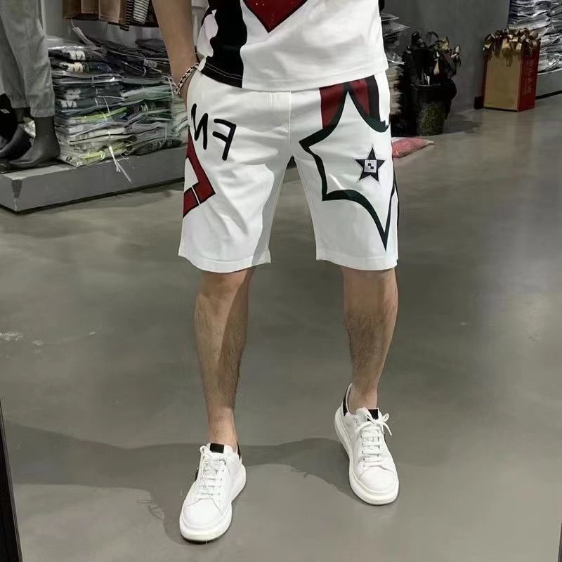 Bộ Đồ Ngắn Tay Bằng Lụa Mát Phong Cách Âu Mỹ Dành Cho Nam