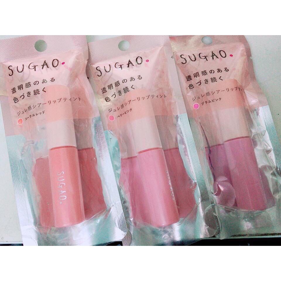 Son Sugao Sheer Lip Tint 4.7ml Nhật Bản