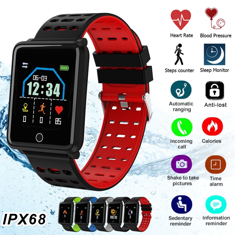 Đồng Hồ Thông Minh F3 Chống Nước Ip68 Theo Dõi Sức Khỏe Kết Nối Bluetooth Cho Ios Android