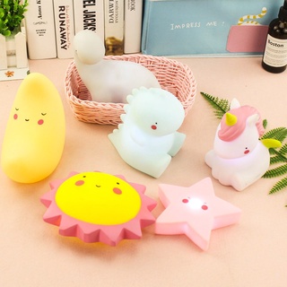 Đèn ngủ silicon xinh xắn thiết kế đáng yêu tiết kiệm năng lượng Clovershop