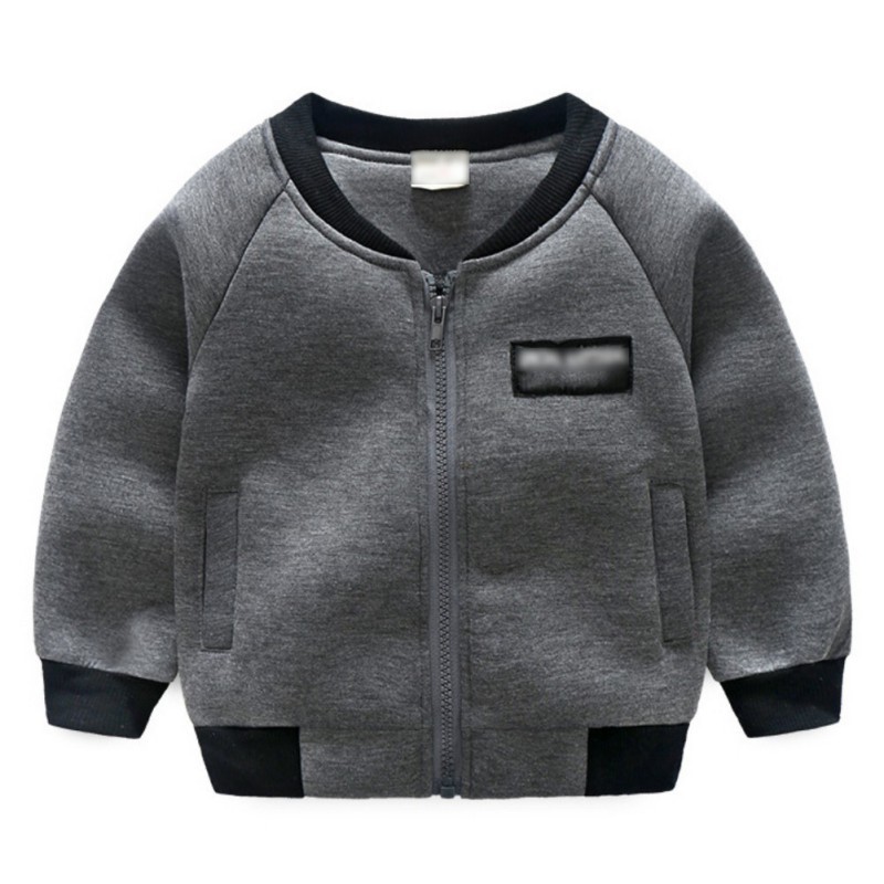 Babyme Autumn Baby Boy Outerwear Letter Print Casual Sweatshirt Kids Jacket Outfits Tops