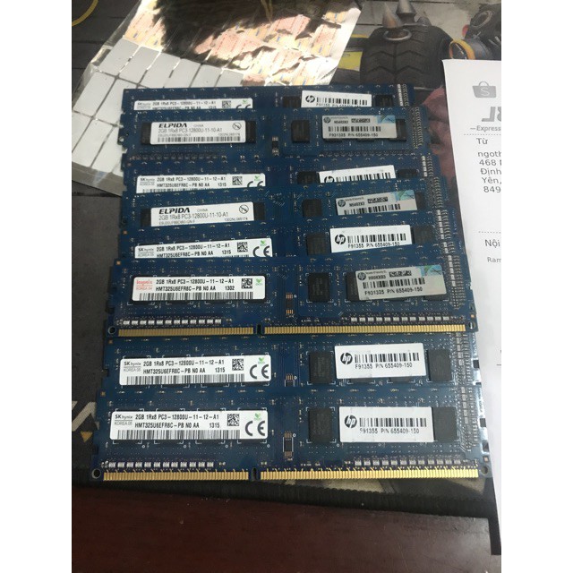 Ram máy tính Pc 2gb ddr3 1333 chính hãng