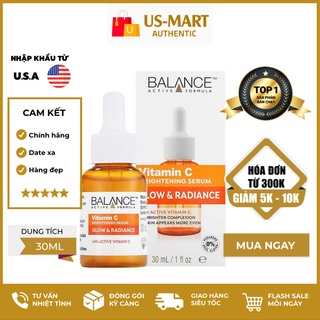 Tinh Chất Làm Sáng Da Balance Vitamin C Brightening Serum Glow & Radiance 30ml