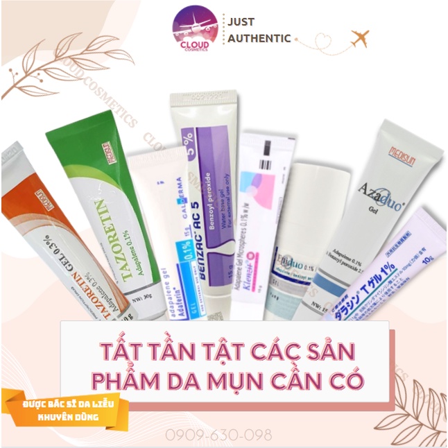 Các Loại Kem Giảm Mụn | Cloud Cosmetics