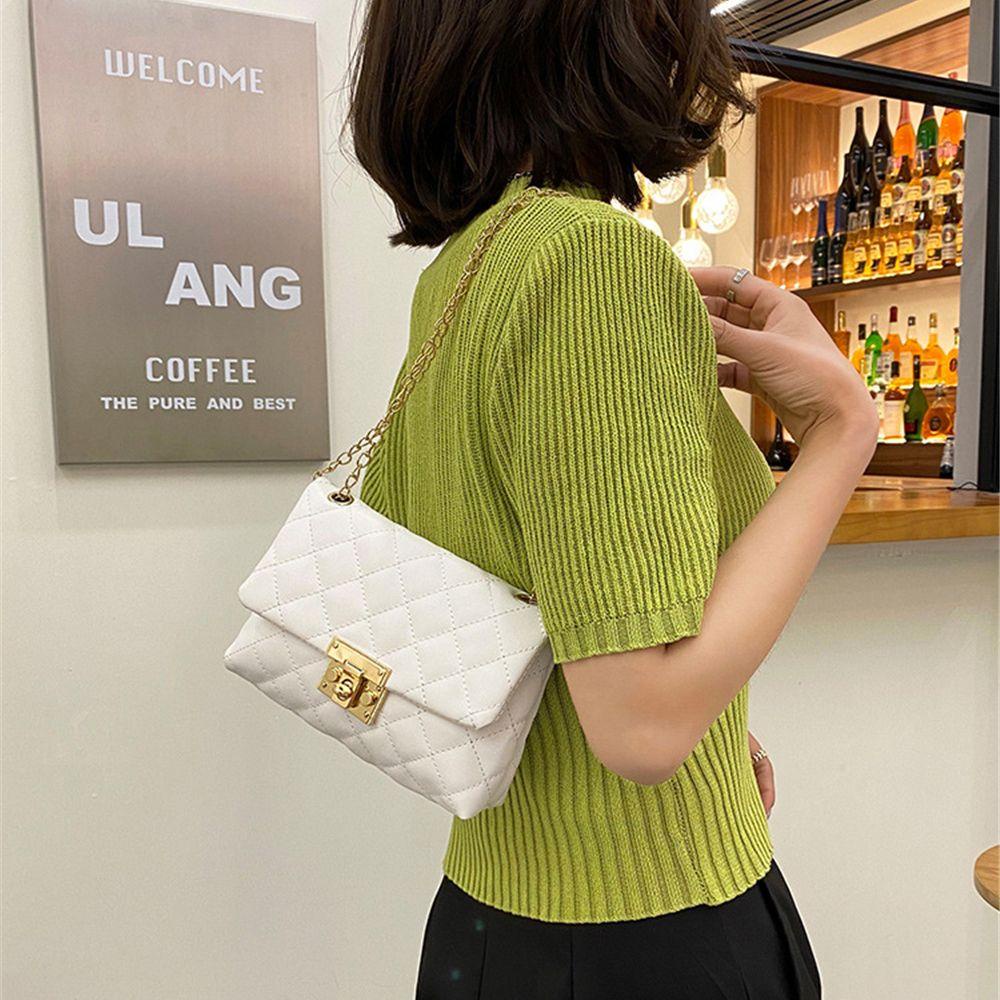 KENT1 Túi Xách Da PU Kẹp Nách Thêu Họa Tiết Cho Nữ