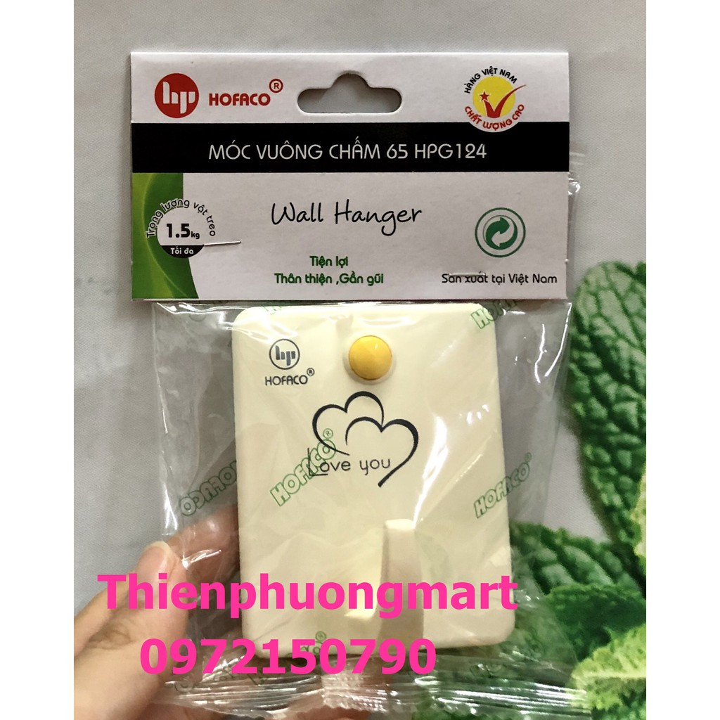 Móc Vuông Chấm Hofaco HPG124