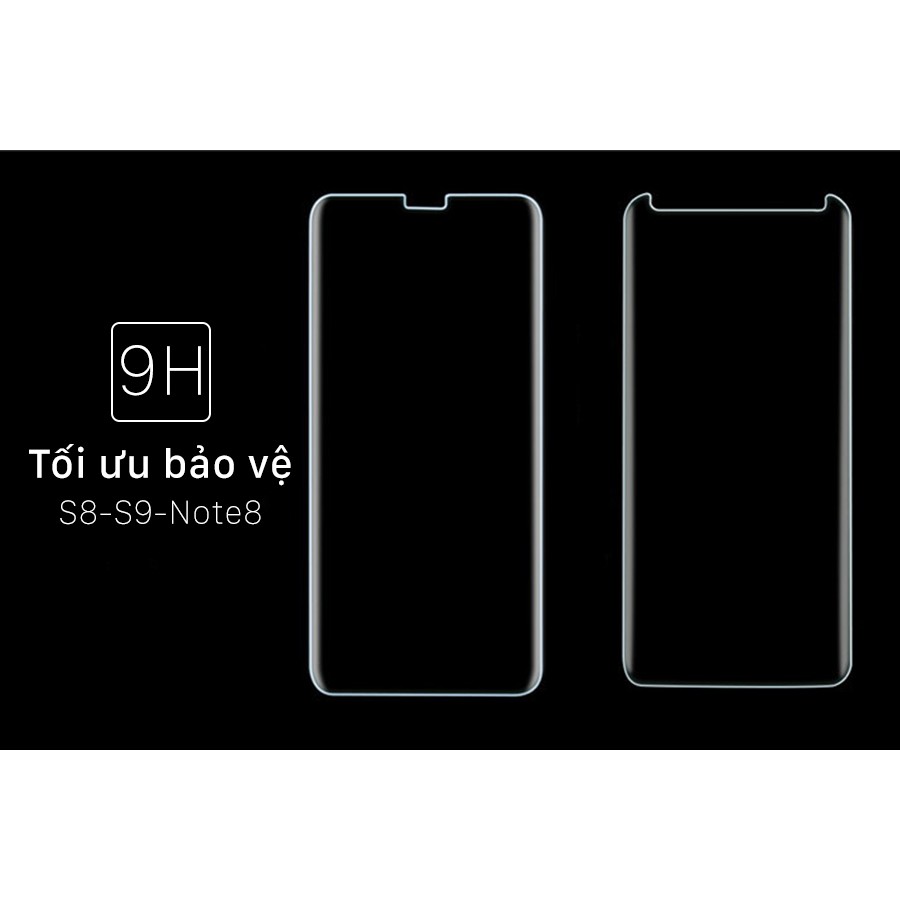 Miếng Dán Cường Lực Full Màn Keo Nước UV cho Samsung Galaxy Note 9