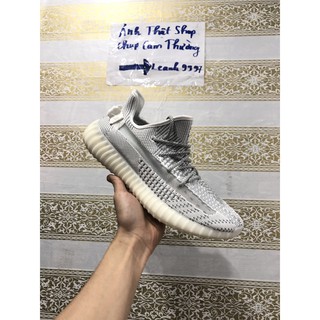 Giày thể thao yeezy 350 static trắng xám